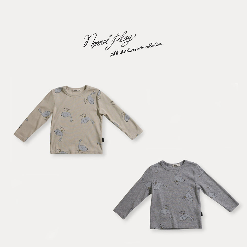 【PRE-ODER〆8.9(sun)】14.Normal Duck Rib Tee | normalplay
