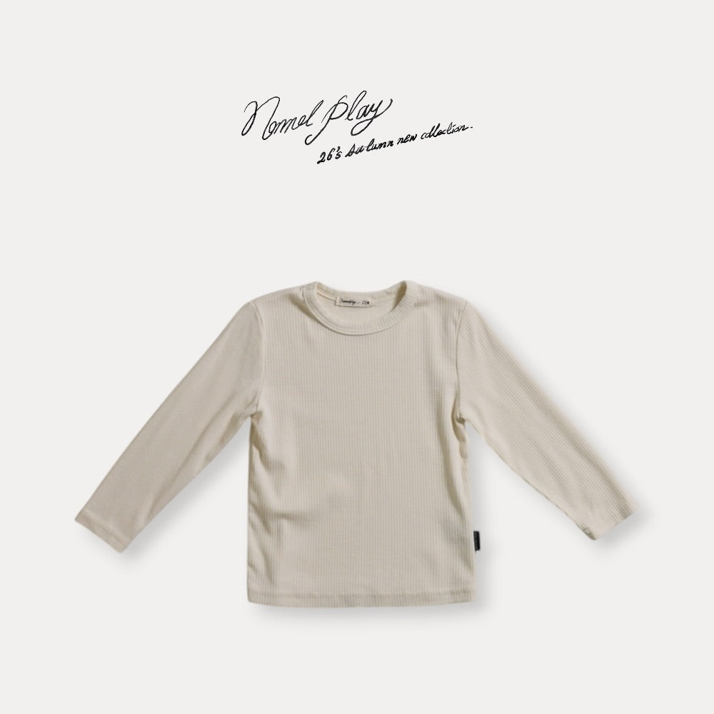 【PRE-ODER〆8.9(sun)】41.Soft Autumn Long Sleeve Tee | normalplay