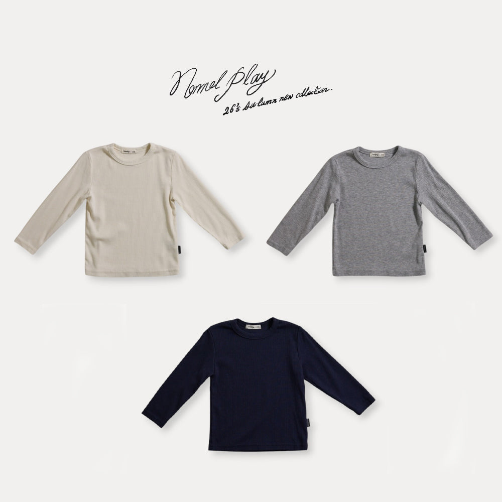 【PRE-ODER〆8.9(sun)】41.Soft Autumn Long Sleeve Tee | normalplay