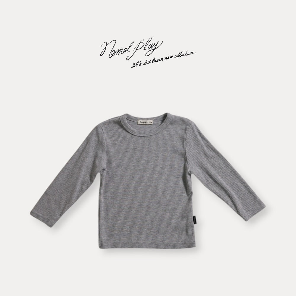 【PRE-ODER〆8.9(sun)】41.Soft Autumn Long Sleeve Tee | normalplay