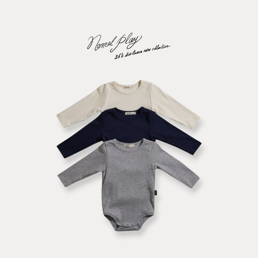 【PRE-ODER〆8.9(sun)】40.Soft Autumn Baby Suit | normalplay