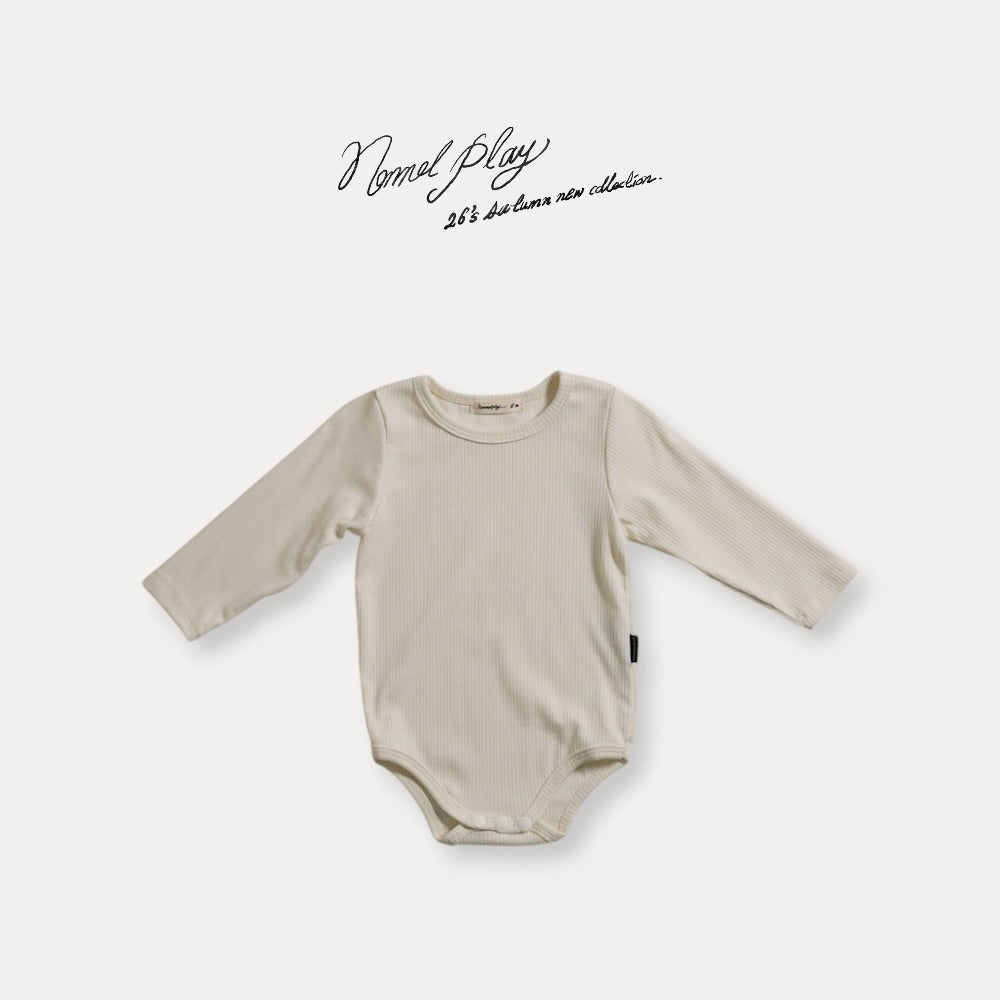 【PRE-ODER〆8.9(sun)】40.Soft Autumn Baby Suit | normalplay