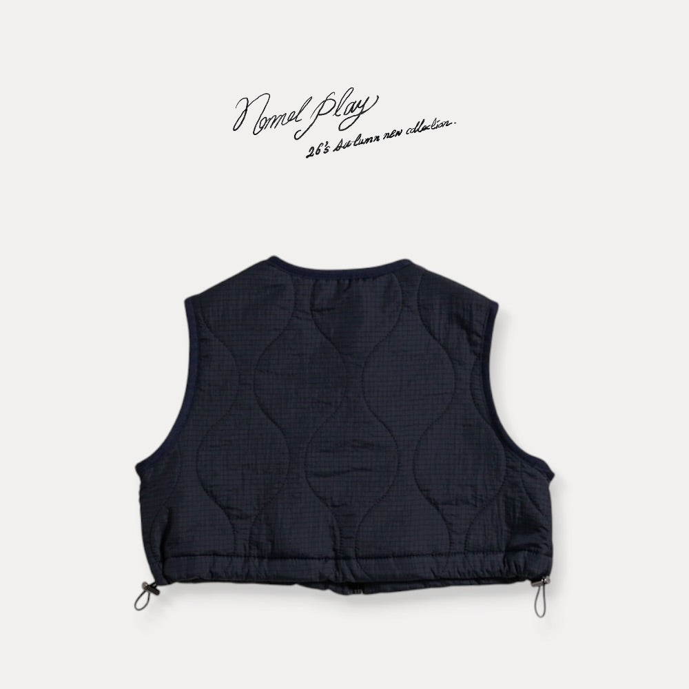 【PRE-ODER〆8.9(sun)】62.Honey Cropped Vest | normalplay