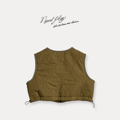 【PRE-ODER〆8.13(thu)】62.Honey Cropped Vest