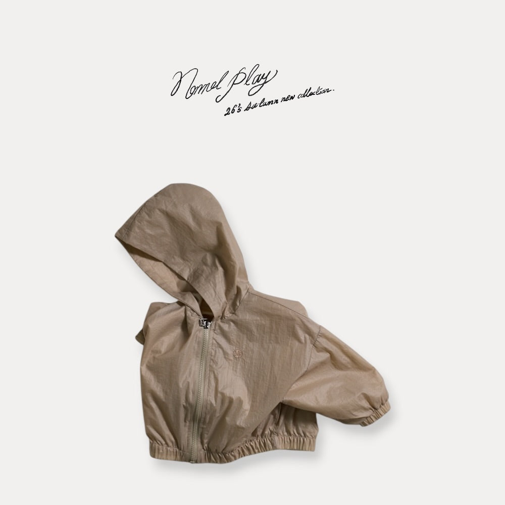 【PRE-ODER〆8.9(sun)】18.Dove Shirring Zip-Up | normalplay
