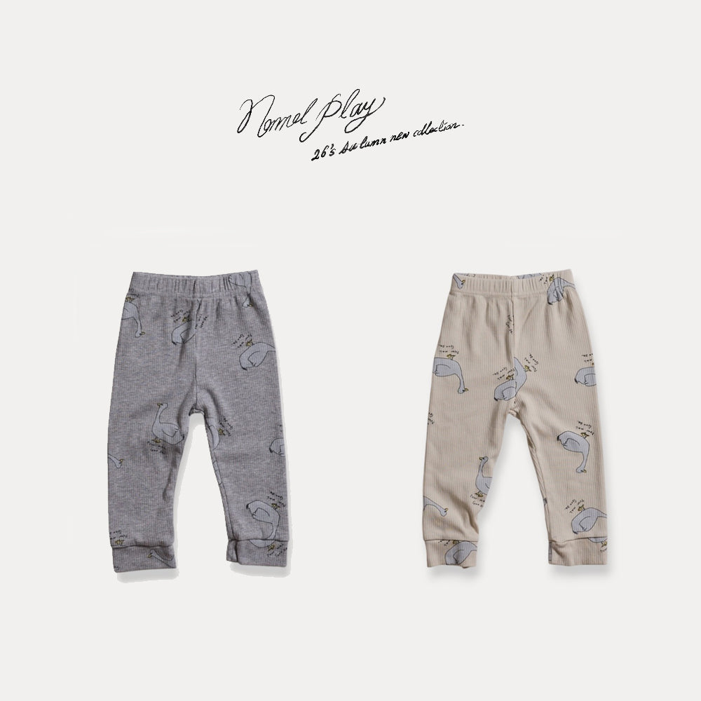 【PRE-ODER〆8.9(sun)】15.Normal Duck Rib Leggings | normalplay