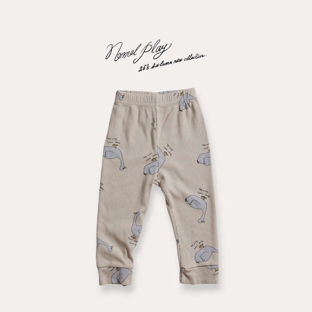 【PRE-ODER〆8.9(sun)】15.Normal Duck Rib Leggings | normalplay