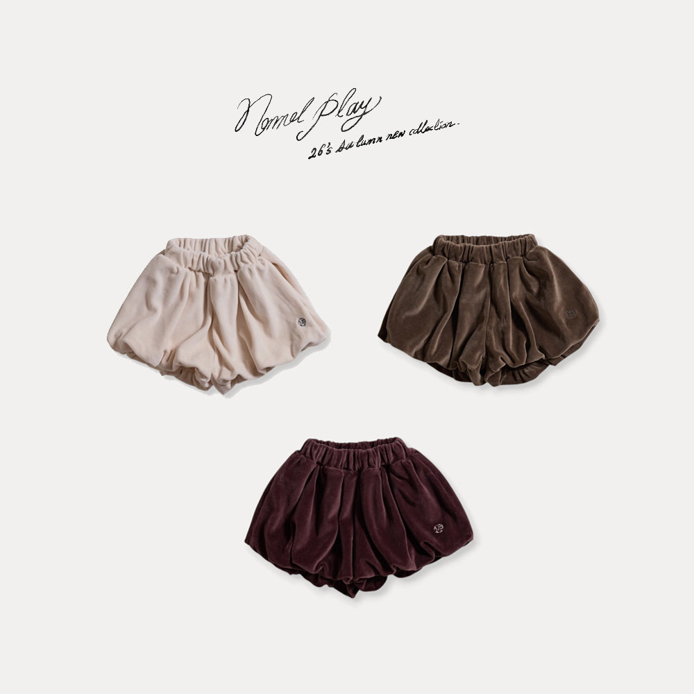 【PRE-ODER〆8.9(sun)】45.Velour Balloon Pants | normalplay