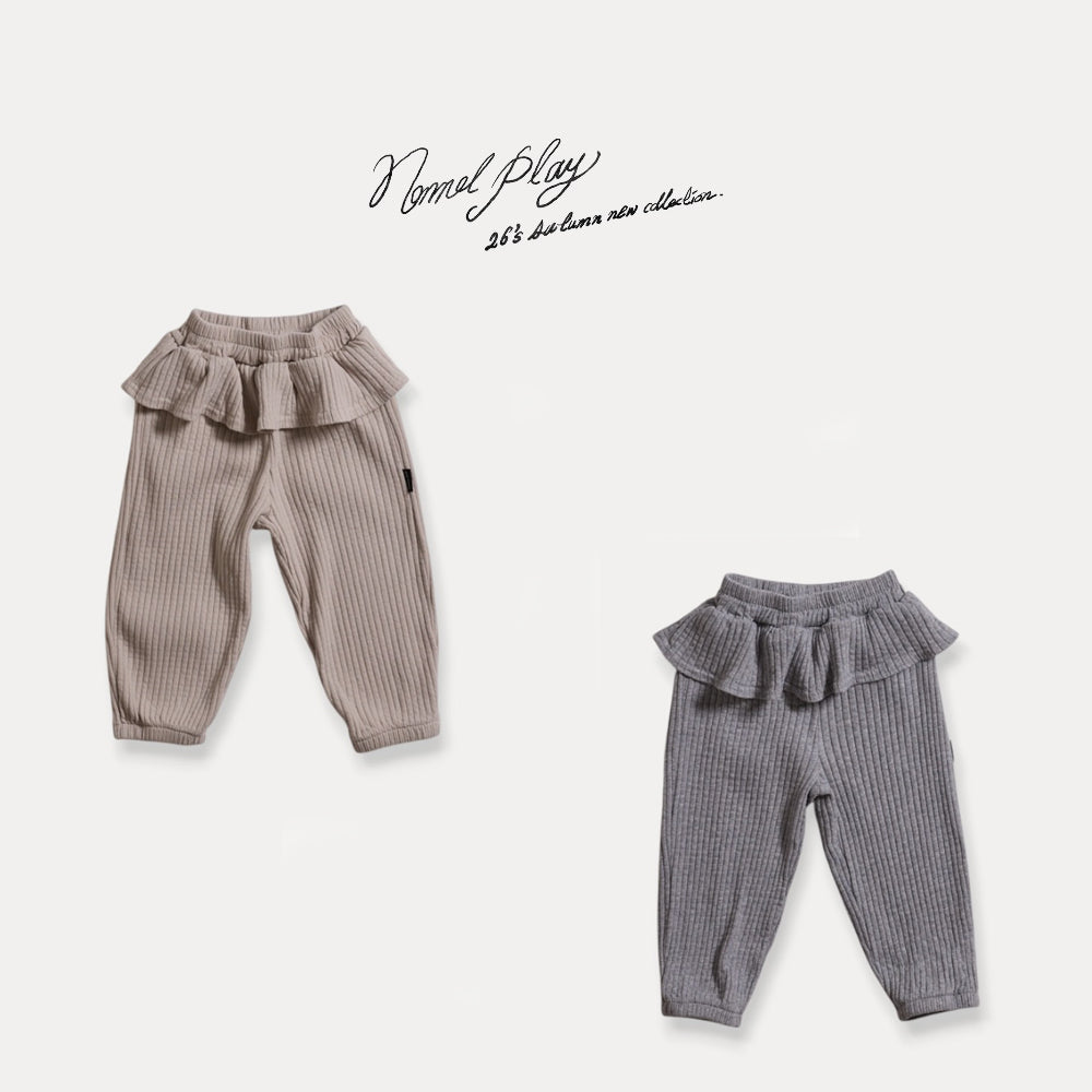 【PRE-ODER〆8.9(sun)】24.Marie Shirring Jogger Pants | normalplay