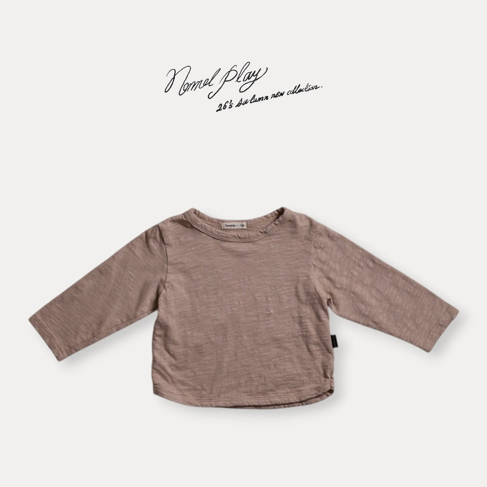 【PRE-ODER〆8.9(sun)】46.Solid Slub Tee | normalplay