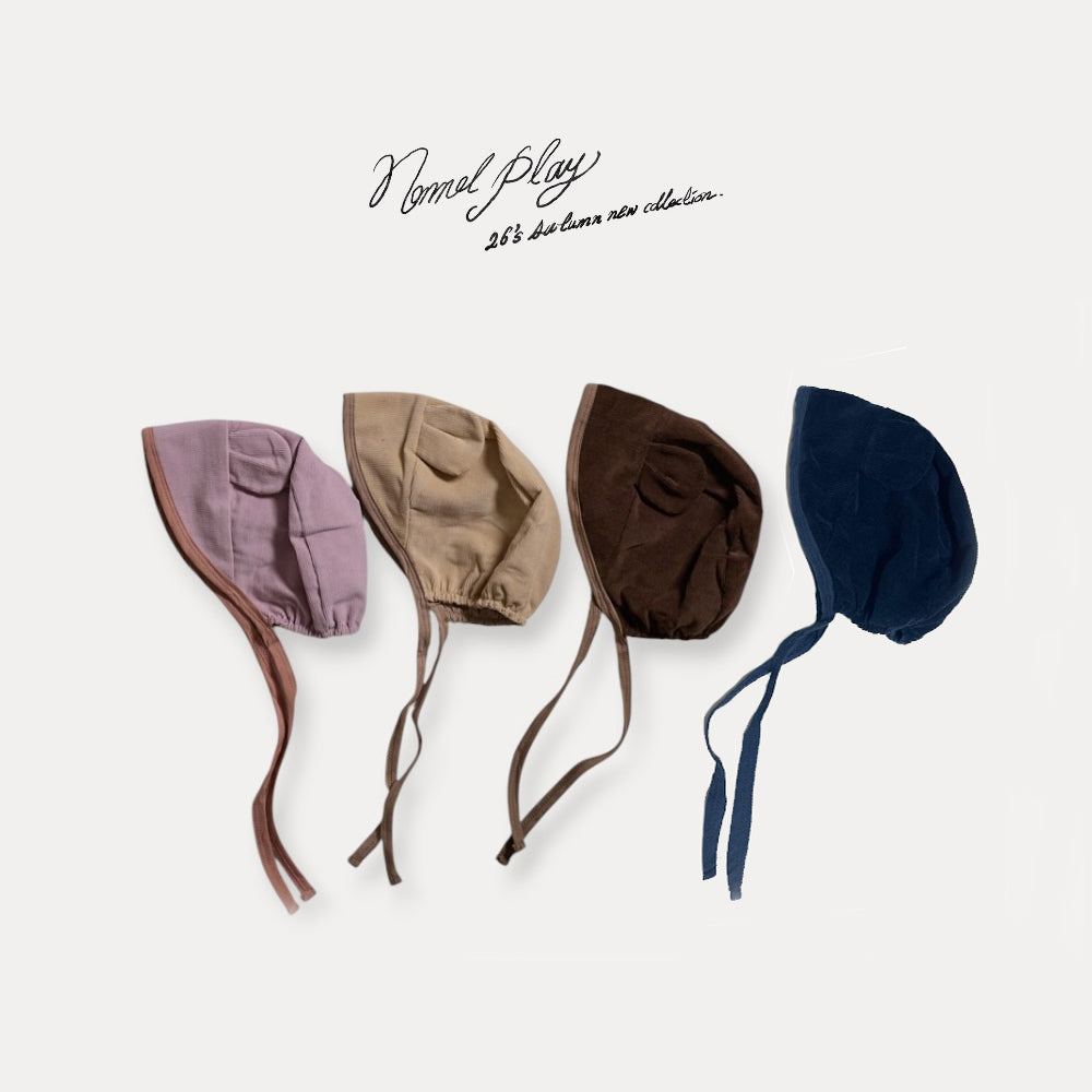 【PRE-ODER〆8.9(sun)】53.Cookie Ear-Flap Bonnet | normalplay