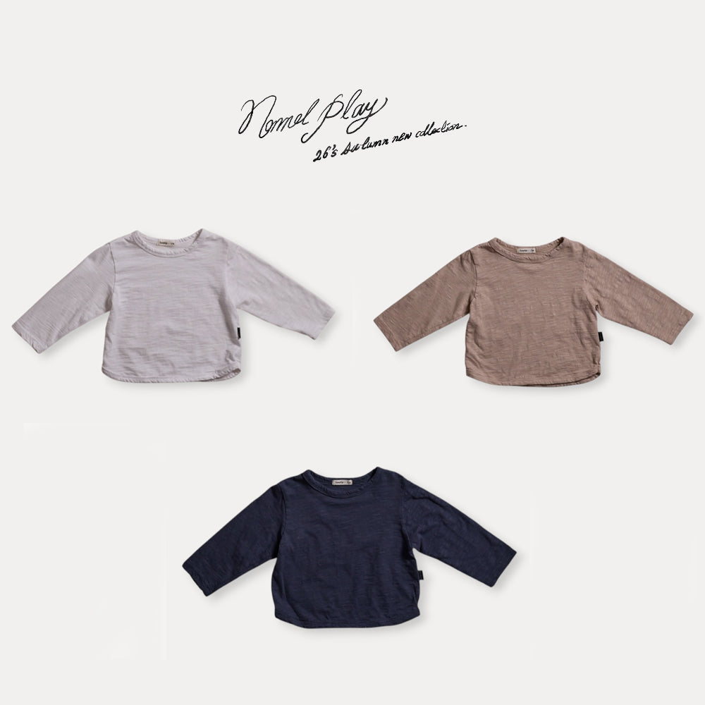 【PRE-ODER〆8.9(sun)】46.Solid Slub Tee | normalplay