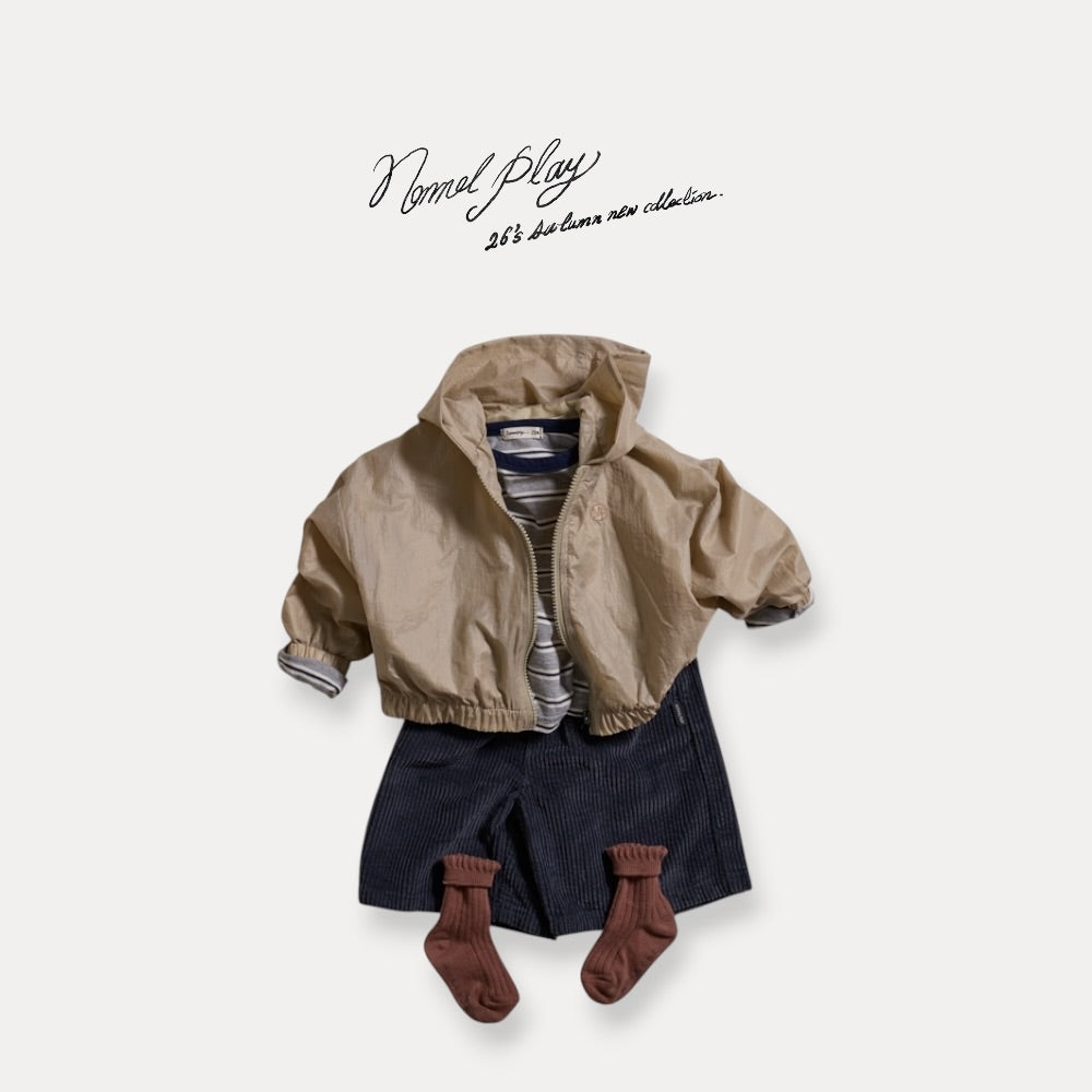 【PRE-ODER〆8.9(sun)】18.Dove Shirring Zip-Up | normalplay