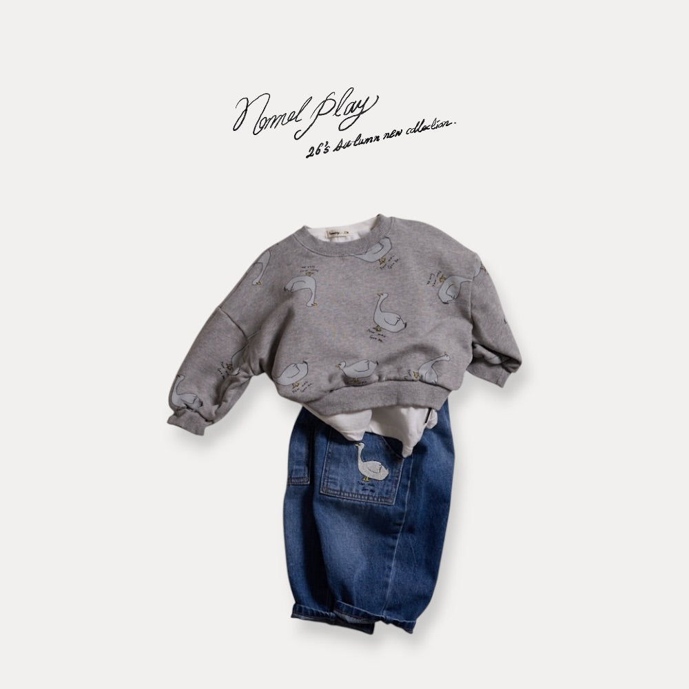 【PRE-ODER〆8.9(sun)】08.Normal Duck All-Over Print Sweatshirt | normalplay