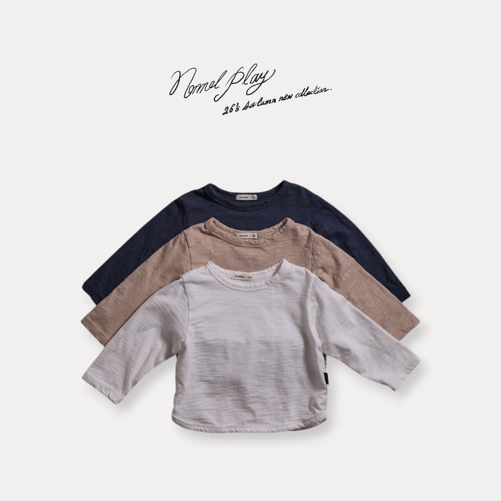 【PRE-ODER〆8.9(sun)】46.Solid Slub Tee | normalplay