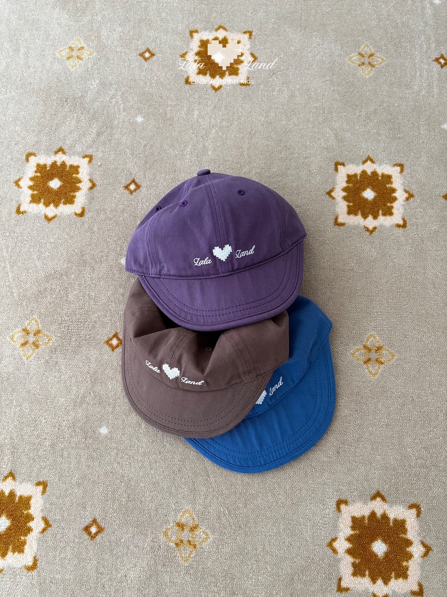 【PRE-ODER〆8.9(sun)】01.Heart Ball Cap | lalaland