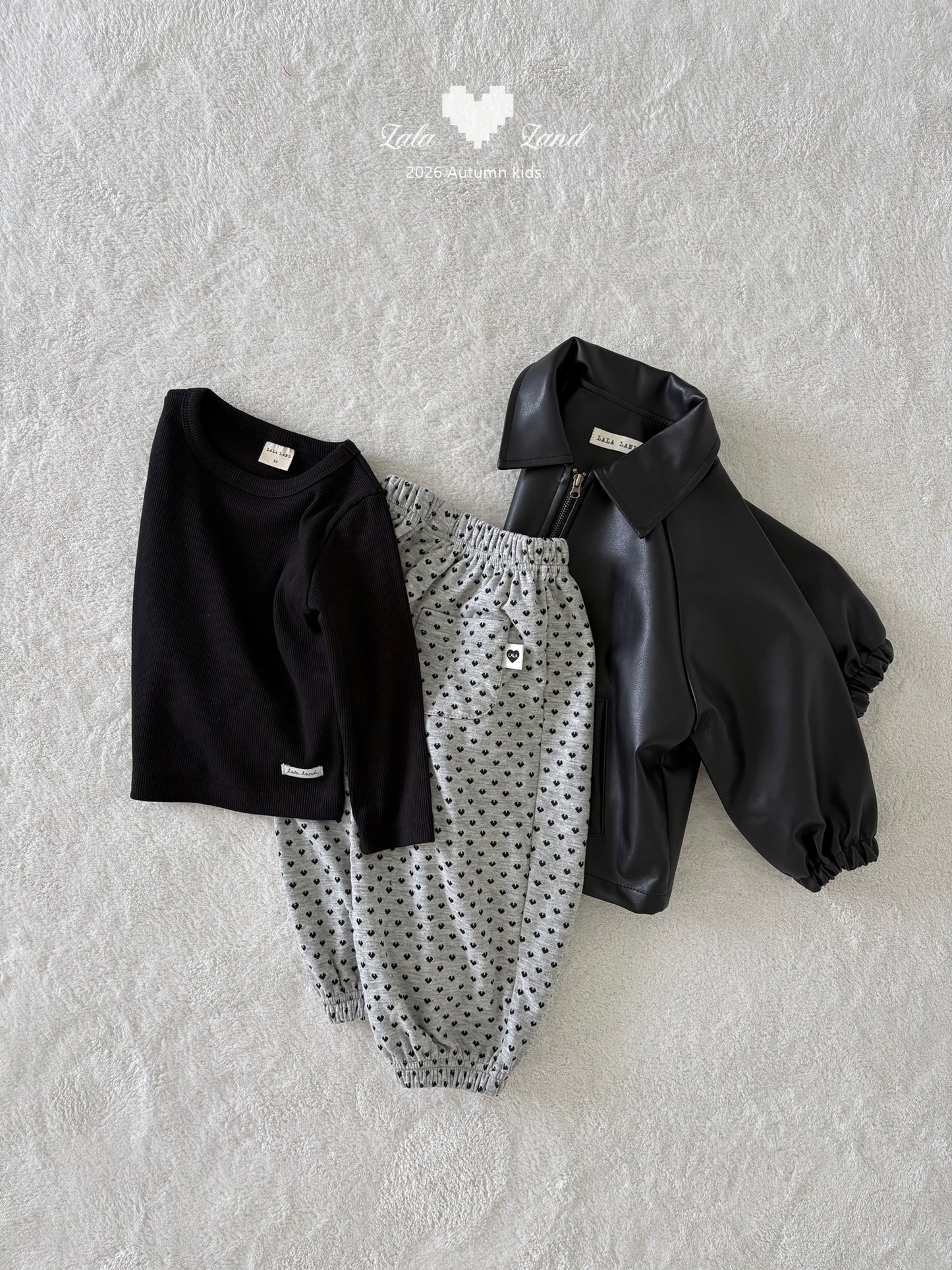 【PRE-ODER〆8.9(sun)】19.Heart Jogger Pants | lalaland