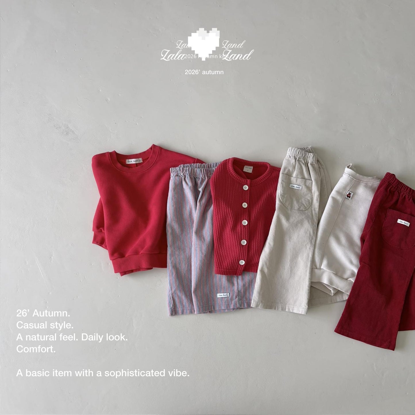 【PRE-ODER〆8.9(sun)】42.Candy Corduroy Pants | lalaland
