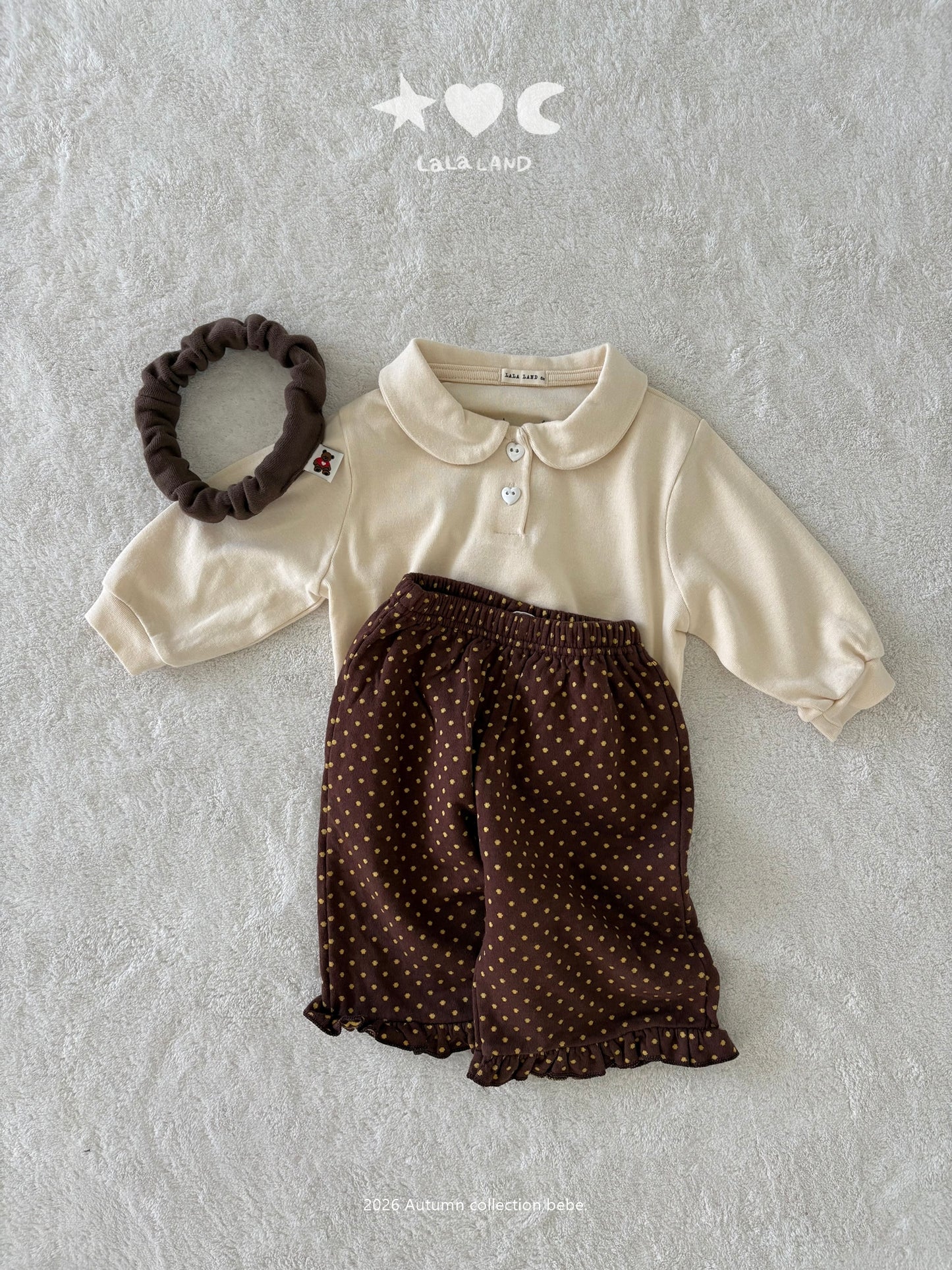 【PRE-ODER〆8.9(sun)】19.Heart-Dot Frill Pants | lalaland