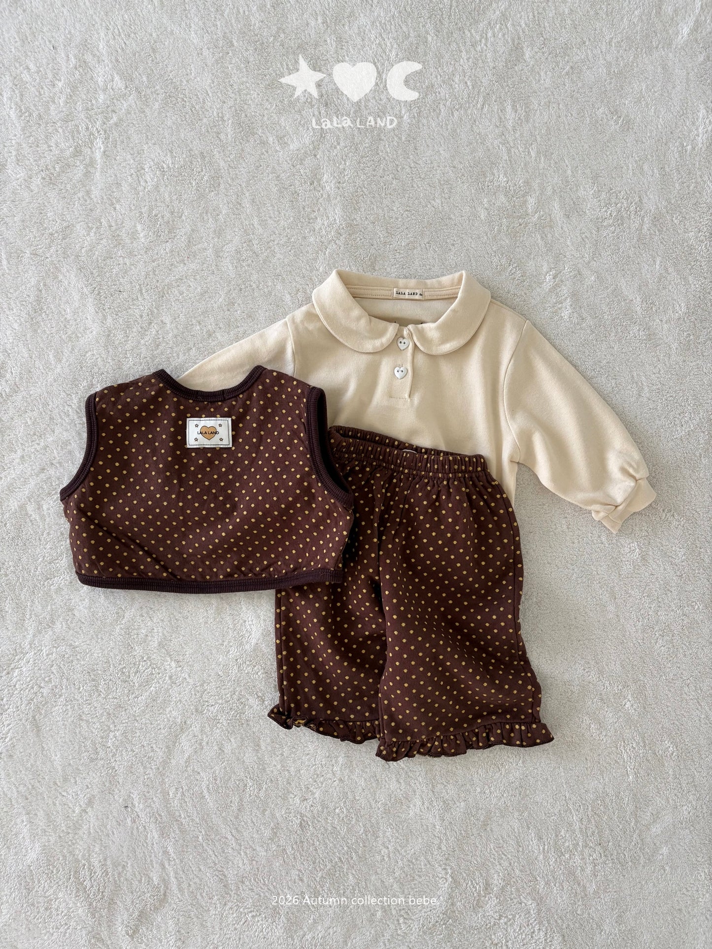 【PRE-ODER〆8.9(sun)】19.Heart-Dot Frill Pants | lalaland