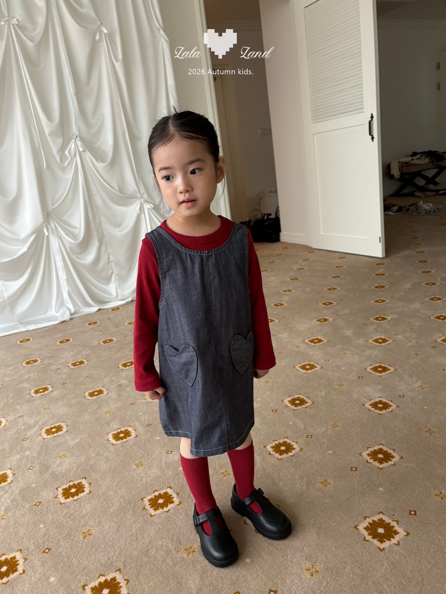 【PRE-ODER〆8.9(sun)】12.Heart-pocket Dress | lalaland