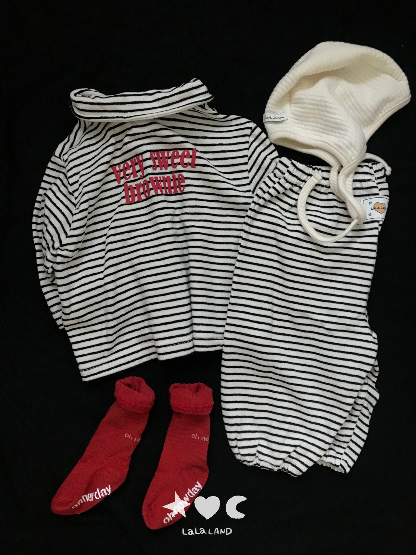【PRE-ODER〆8.9(sun)】39.Stripe Terry Pants | lalaland