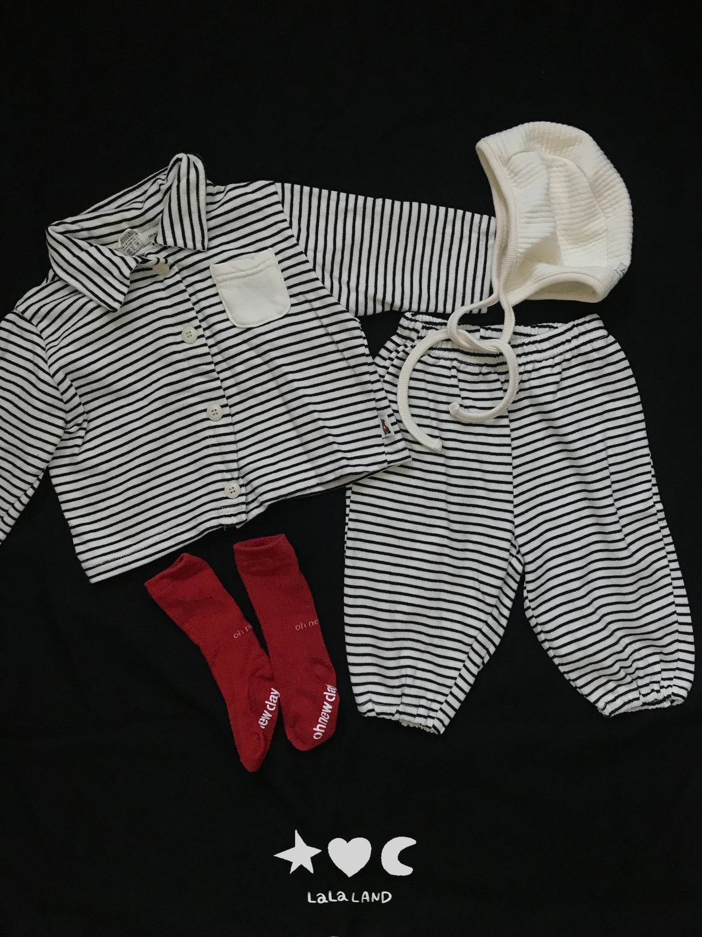 【PRE-ODER〆8.9(sun)】39.Stripe Terry Pants | lalaland