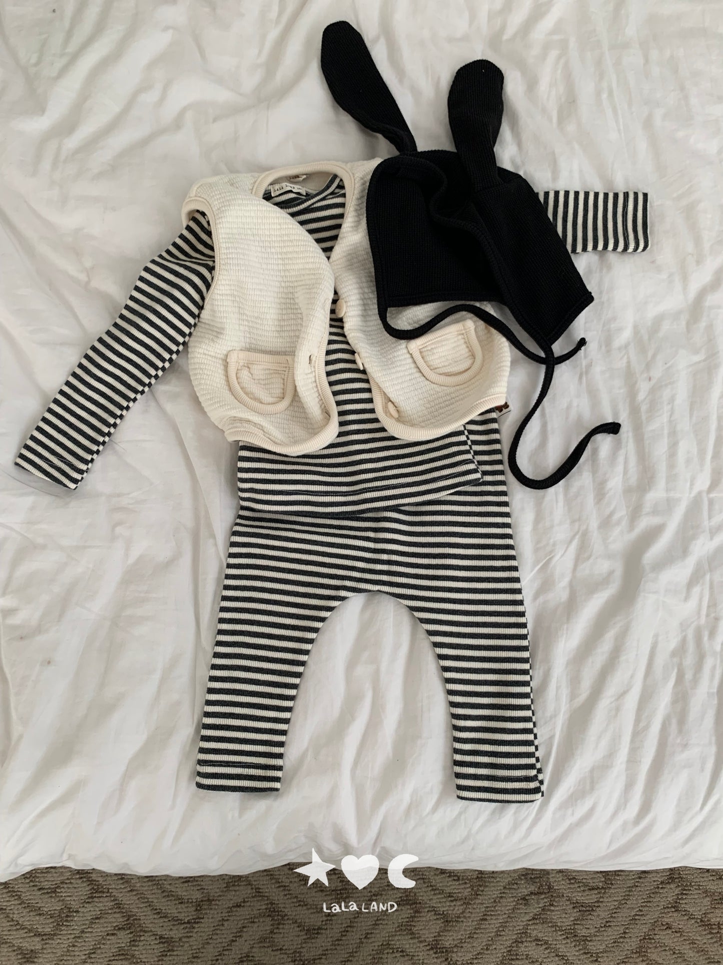 【PRE-ODER〆8.9(sun)】22.Stripe Snug Tee | lalaland