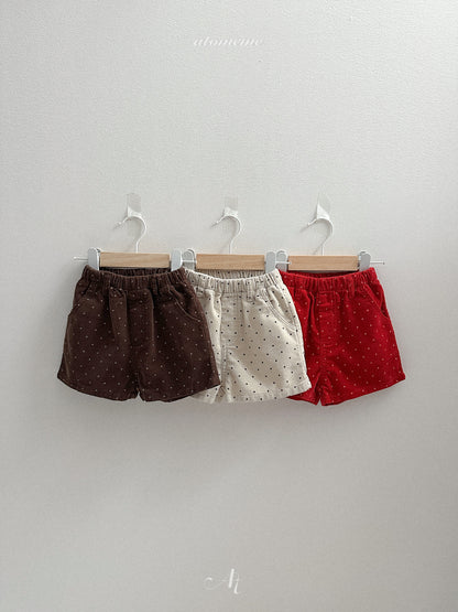 21.Dot Corduroy Pants