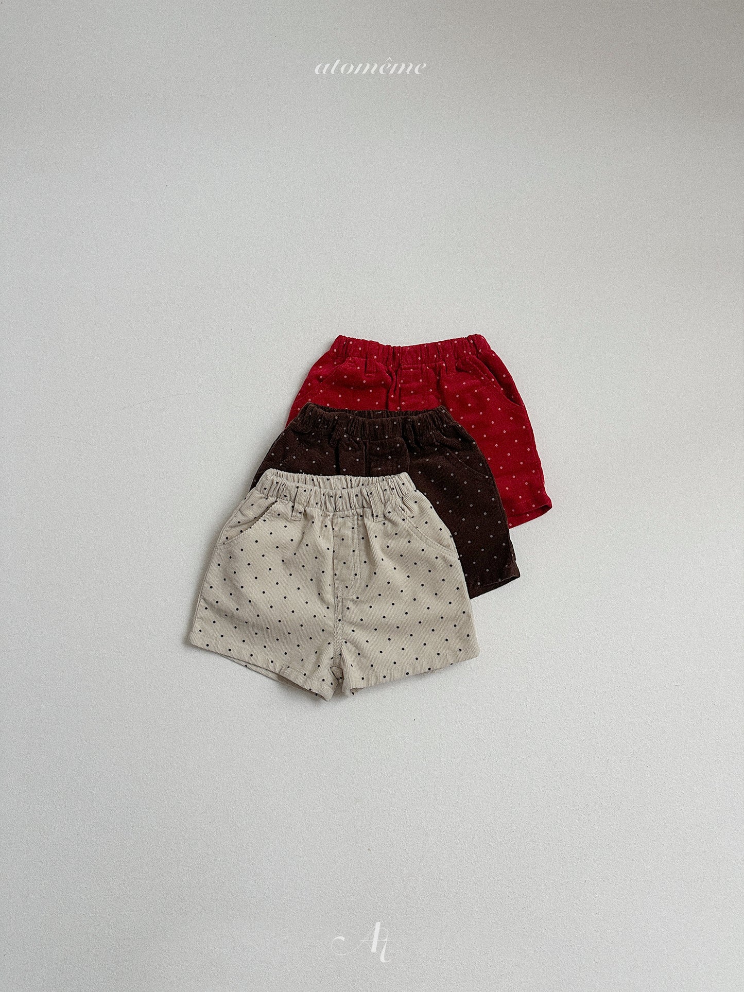 21.Dot Corduroy Pants