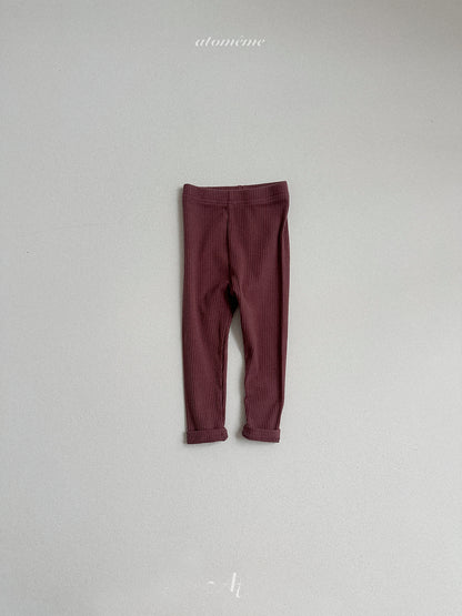 06.Milky Rib Leggings