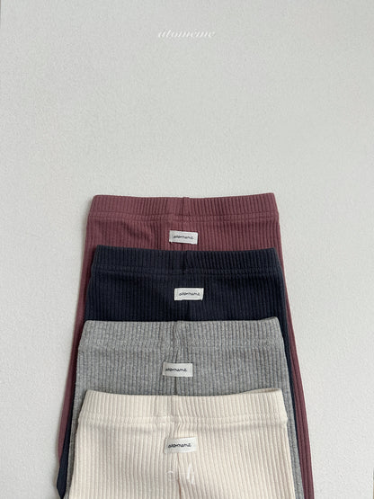 06.Milky Rib Leggings