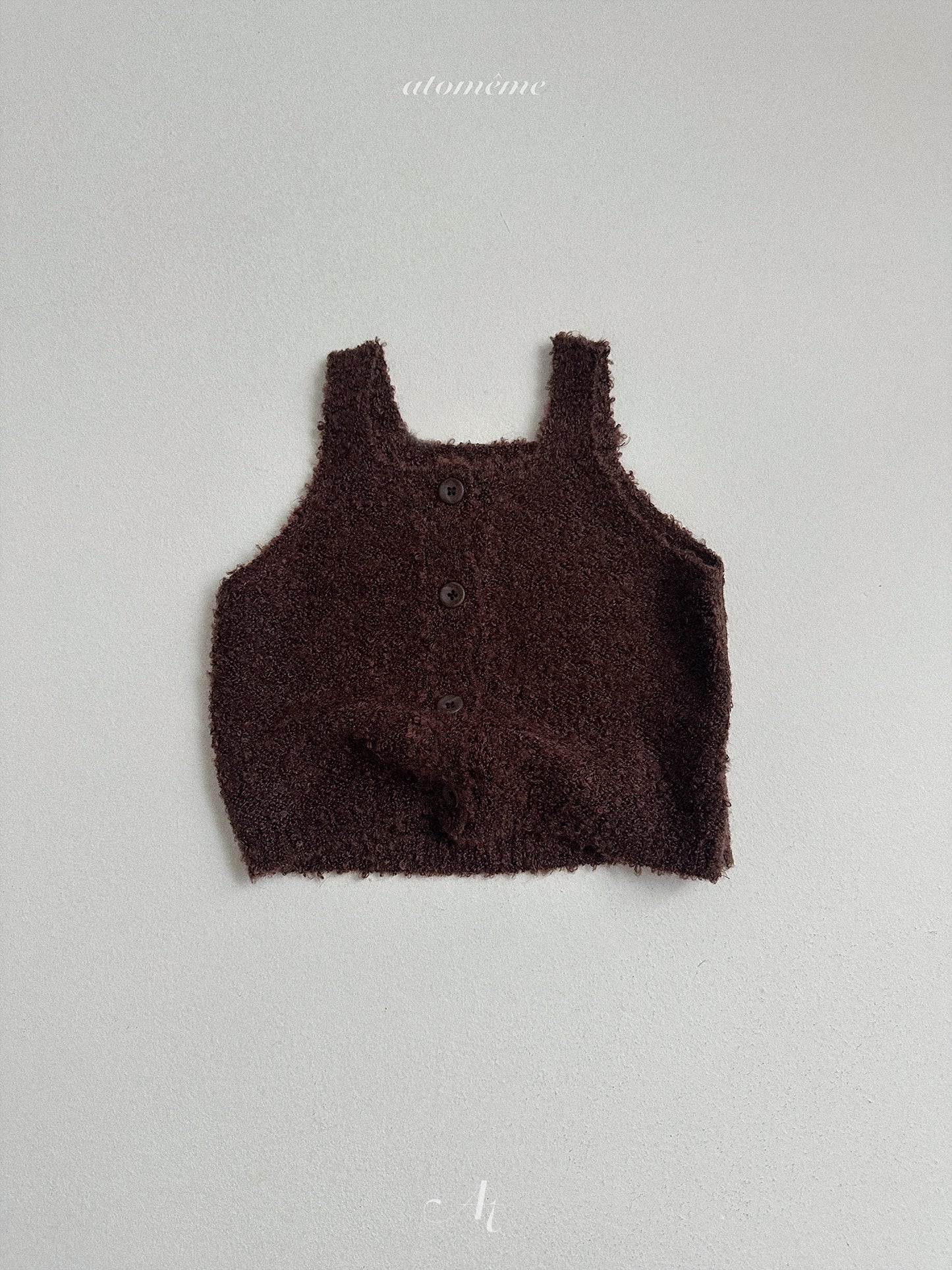 41.Ecru Knit Vest