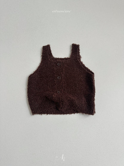 41.Ecru Knit Vest