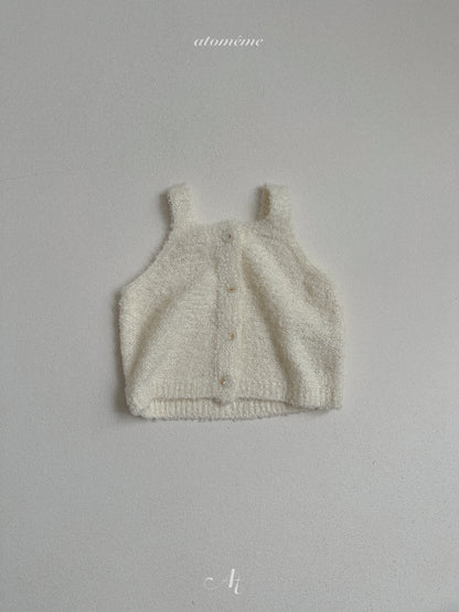 41.Ecru Knit Vest