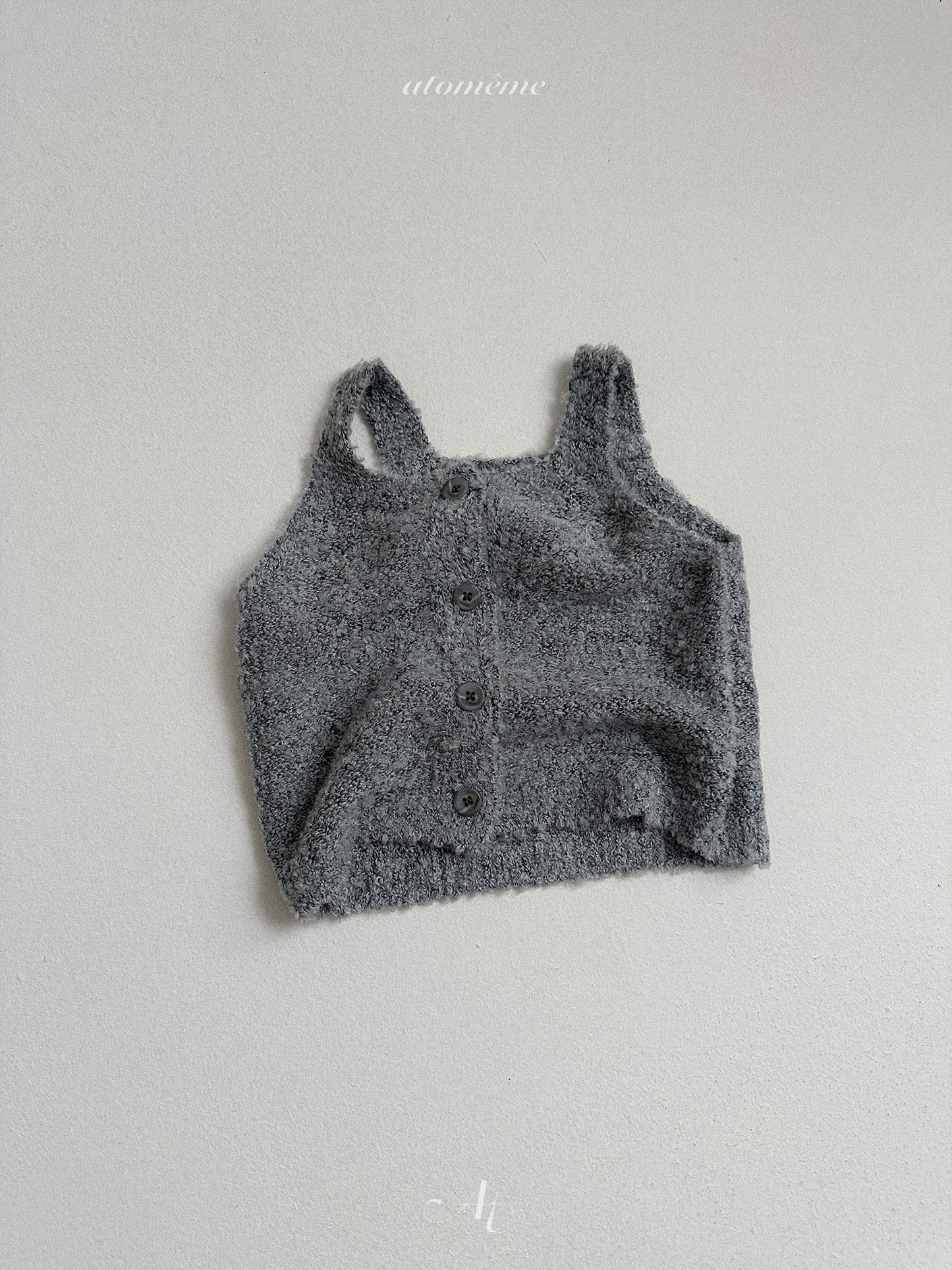 41.Ecru Knit Vest