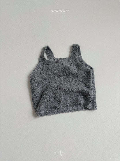 41.Ecru Knit Vest