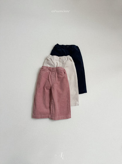 14.Crepe Corduroy Pants