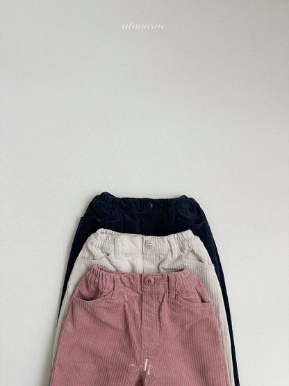 14.Crepe Corduroy Pants