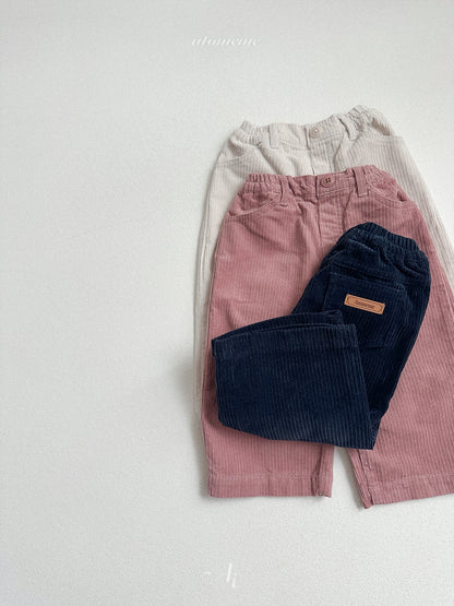 14.Crepe Corduroy Pants