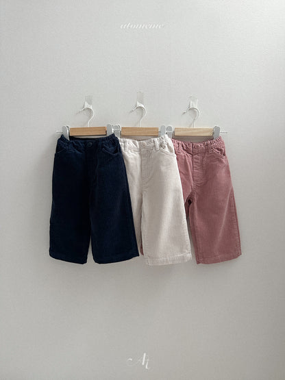 14.Crepe Corduroy Pants