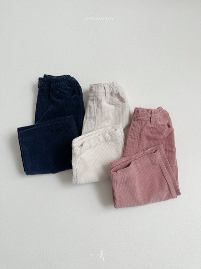 14.Crepe Corduroy Pants