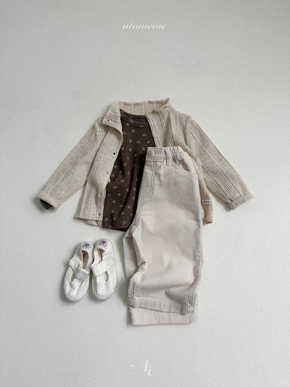 14.Crepe Corduroy Pants