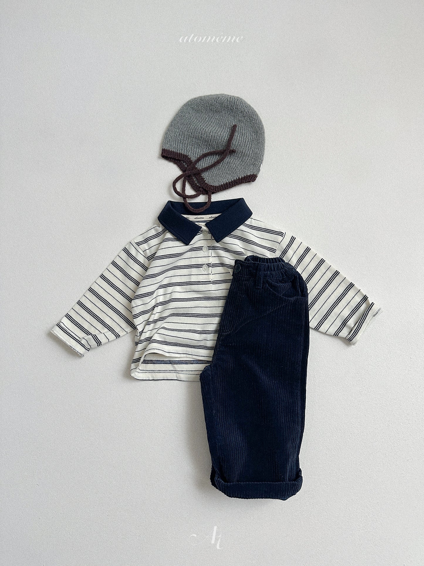 14.Crepe Corduroy Pants