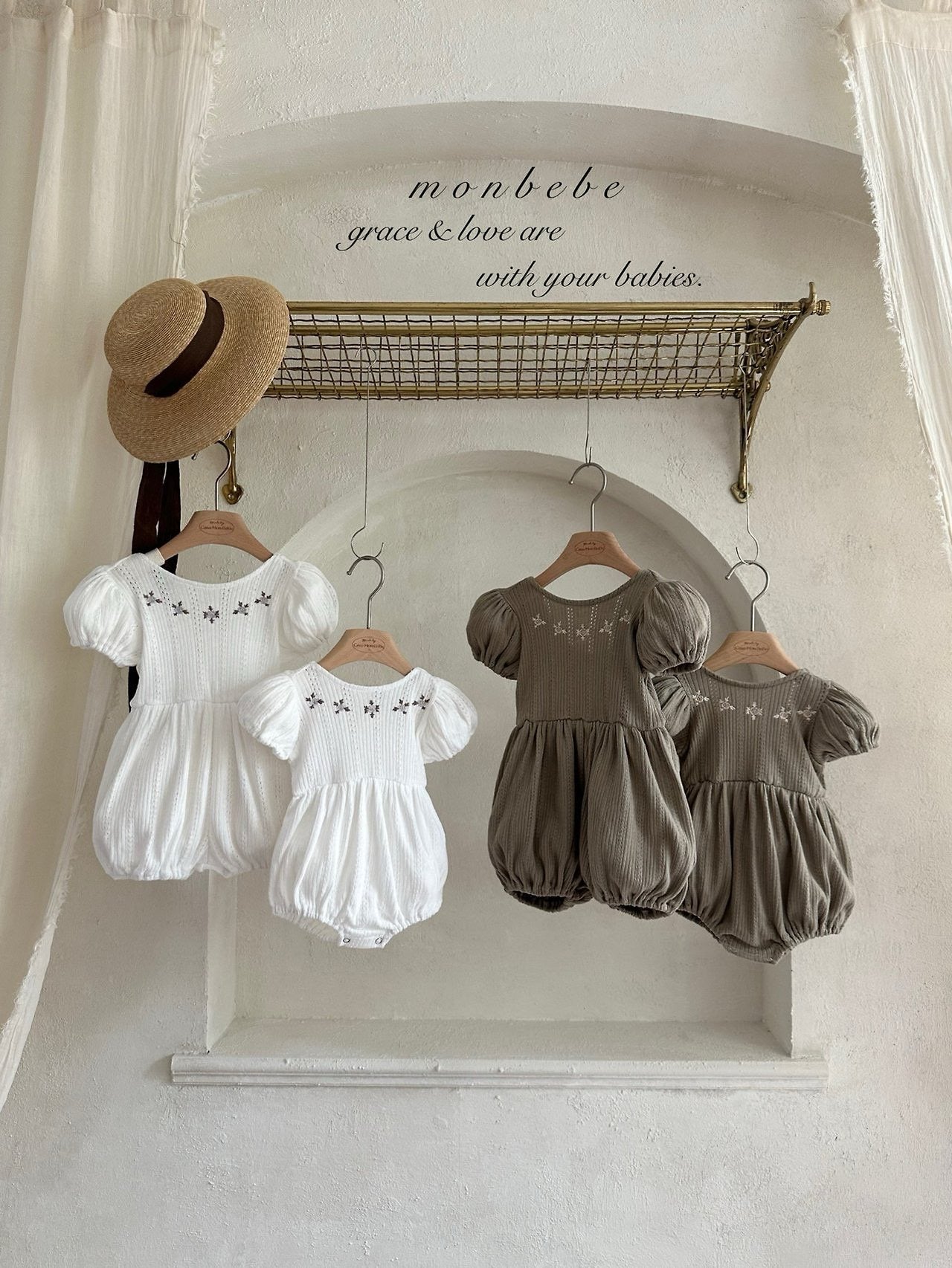【期間限定 PRE-ODER】7.Lea Embroidery Suit (Kids)