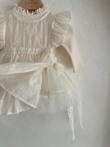 【秋のPRE-ODER 5%OFF】12. Lily Layered Dress (Kids) | monbebe