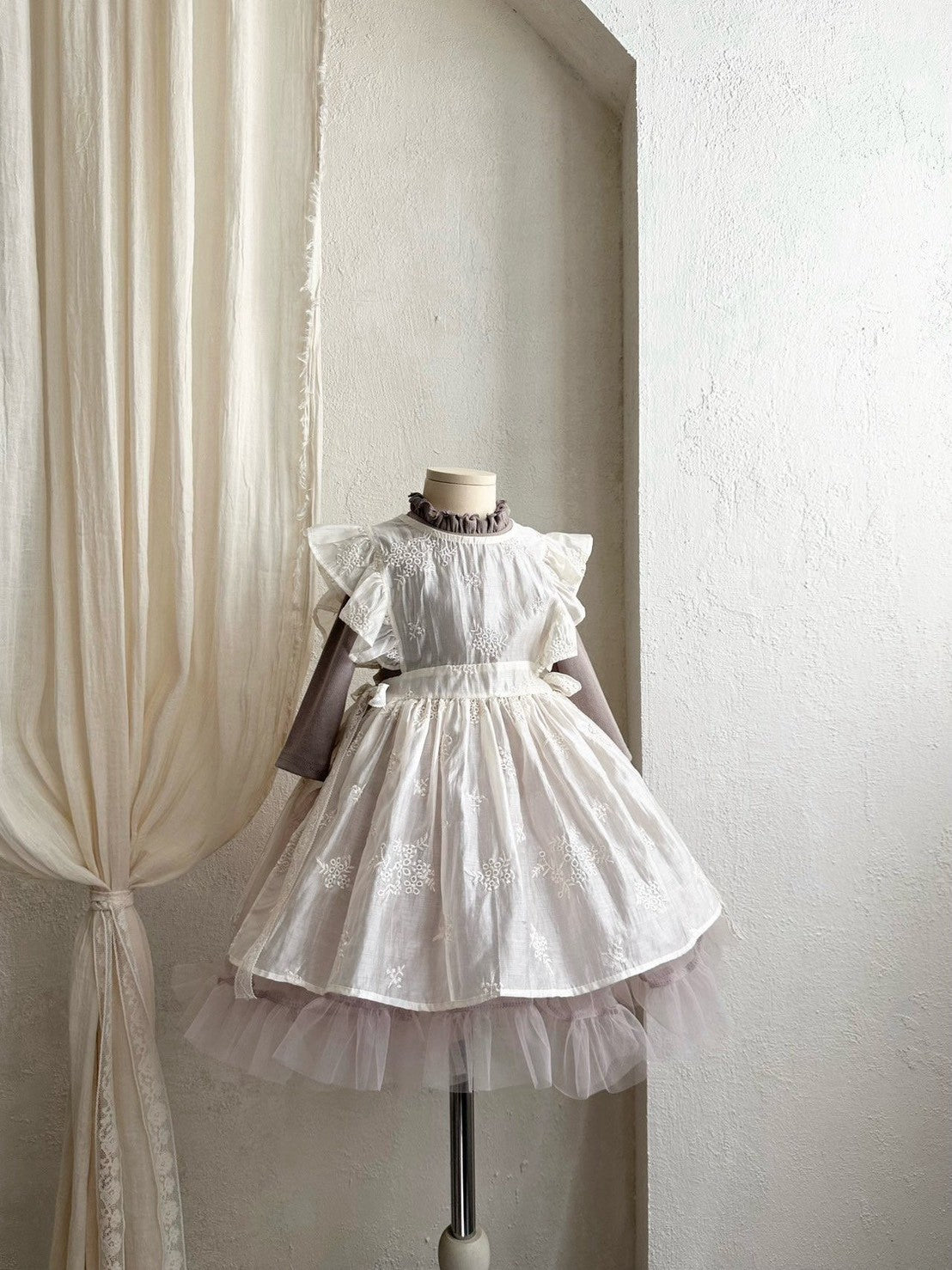 【PRE-ODER〆8.9(sun)】12. Lily Layered Dress (Kids) | monbebe