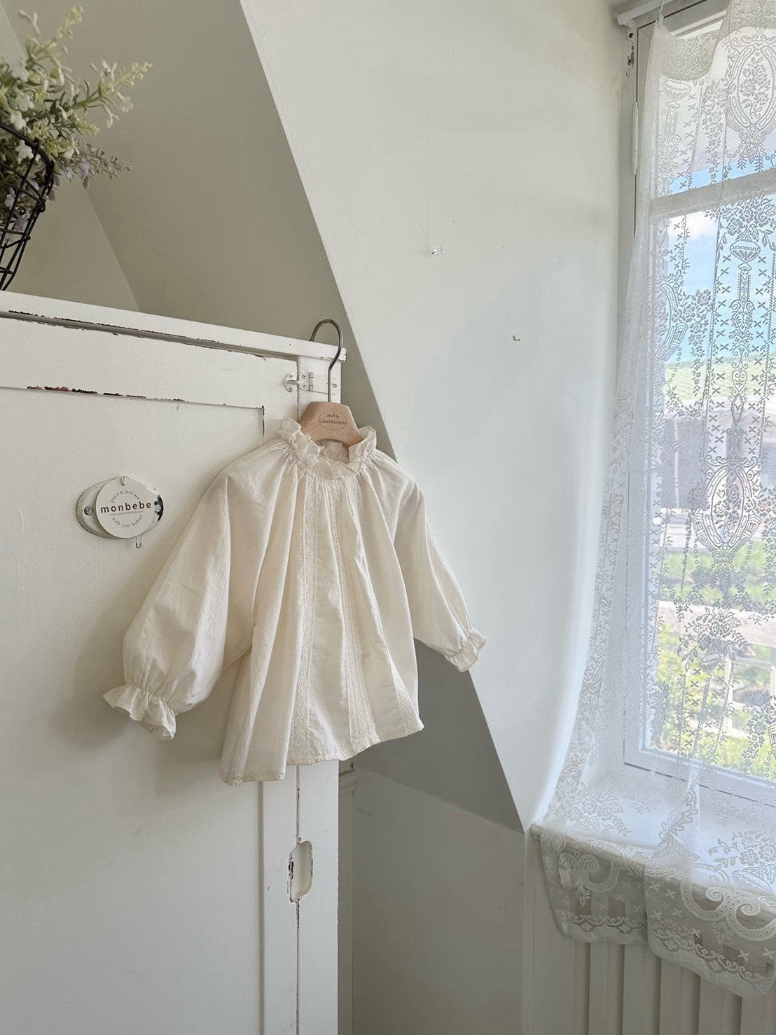 【PRE-ODER〆8.9(sun)】10. Chloe Lace Blouse | monbebe