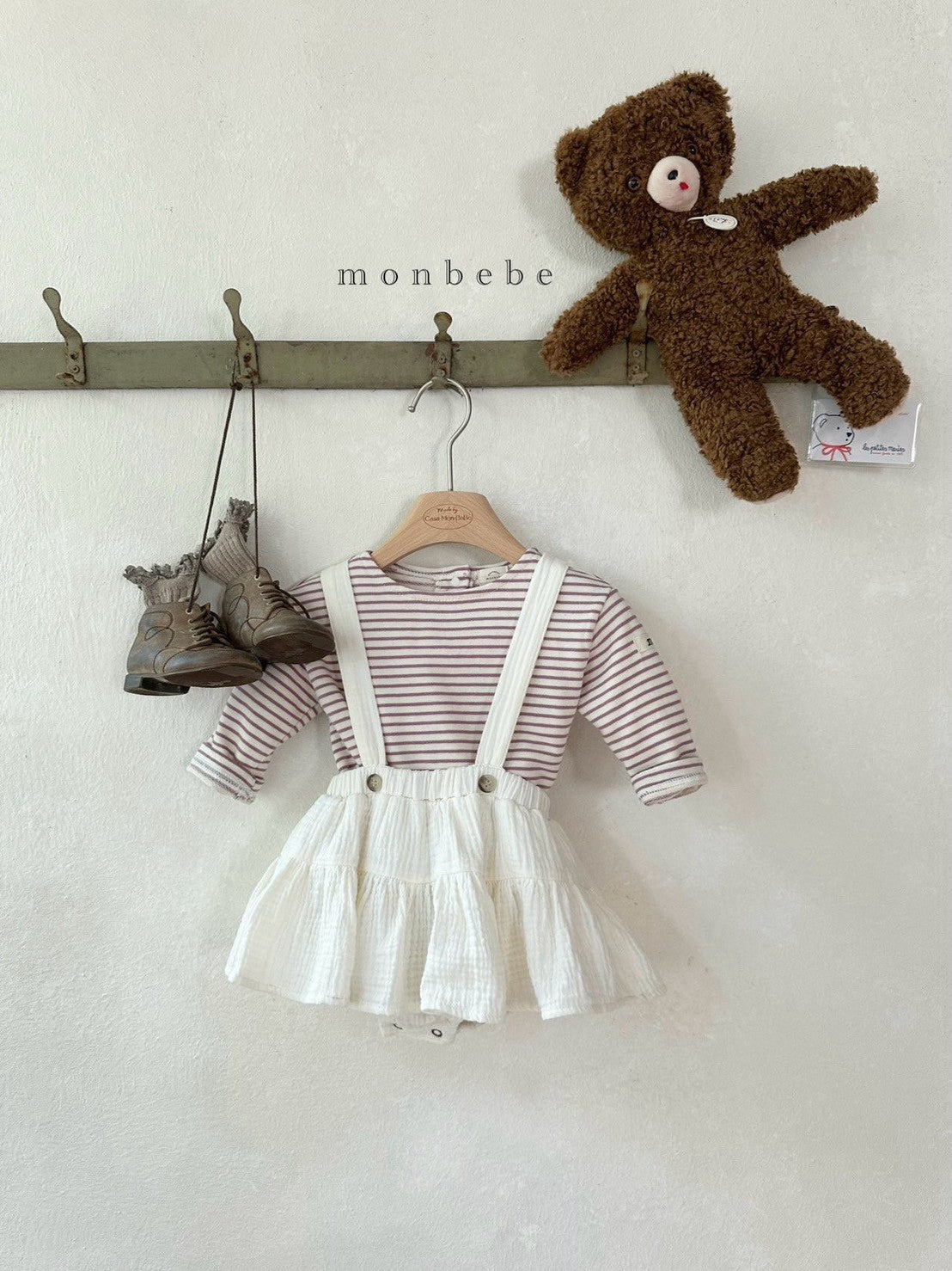 【PRE-ODER〆8.9(sun)】09. New Tiered Suspender Bloomer Skirt | monbebe
