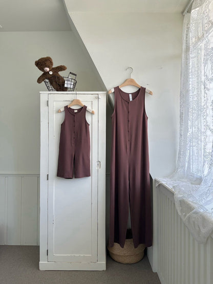 【秋のPRE-ODER 5%OFF】06. Ribbed Jumpsuit | monbebe
